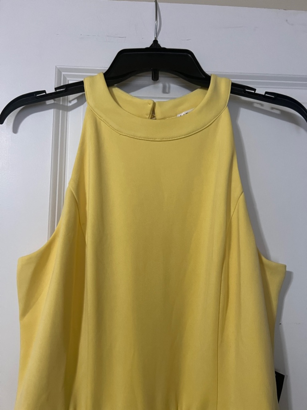 VENUS Yellow High-Low Halter Ruffle Dress - Picture 3 of 6